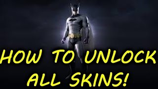 Batman Arkham Knight: How To Unlock All Skins!