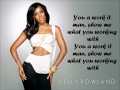 Kelly Rowland - Work It Man (Ft. Lil Playy) Lyrics