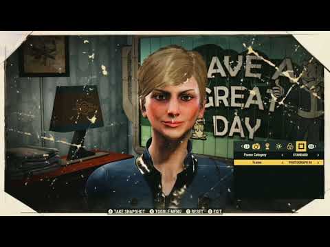 Character ID Badge Photo Mode Gameplay de Fallout 76