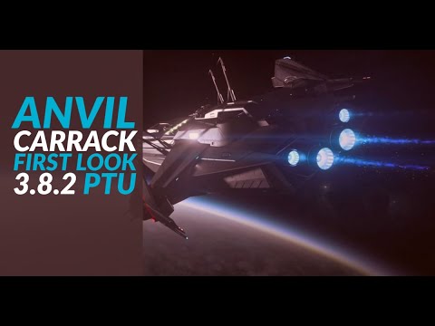 ANVIL CARRACK in GAME!! - Star Citizen 3.8.2 PTU
