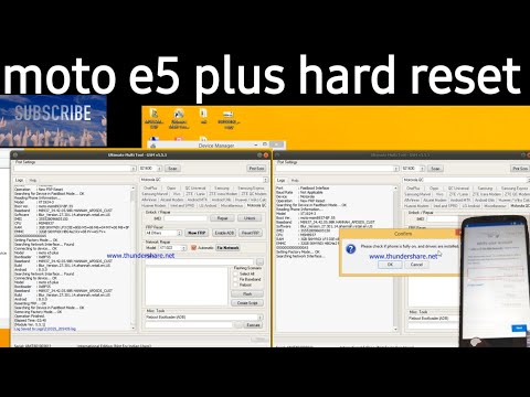 Moto e5 plus hard reset full format 100% done umt tool