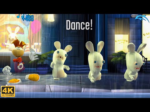 Rayman Raving Rabbids 2 - Wii Gameplay 4K 2160p (DOLPHIN)