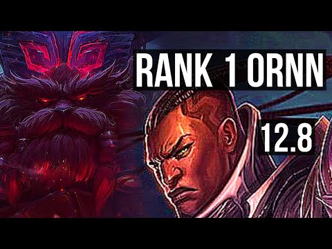 ORNN vs LUCIAN (TOP) | Rank 1 Ornn, 2/2/9 | EUW Challenger | 12.8
