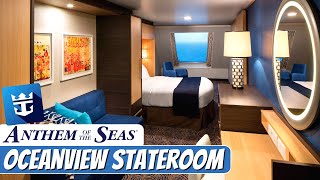 Anthem of the Seas | Forward Oceanview Stateroom Tour & Review 4K | Royal Caribbean