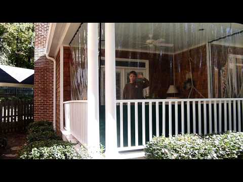 Clear Plastic Panels To Winterize Three Season Porch