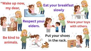 Common English Sentences for Kids and Parents | Learn English at Home | Daily Conversation Sentences
