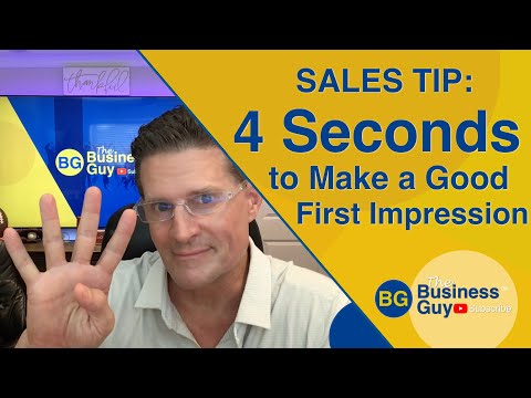 4 Seconds to Make Great a First Impression in Sales