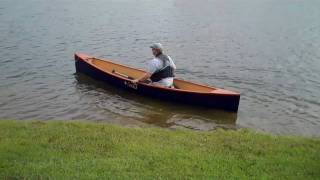 Launching of the Sara J         A Michael Storer Quick Canoe