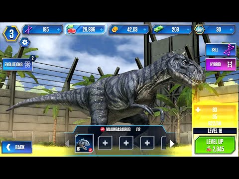 Jurassic World The Game (iOS, Android) Gameplay