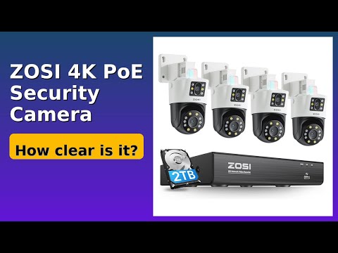 REVIEW (2025): ZOSI 4K PoE Security Camera. ESSENTIAL details.