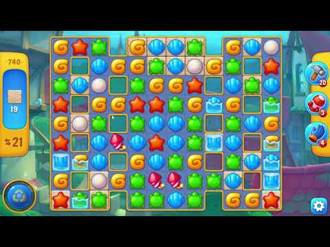 Fishdom 740 Hard Level - NO BooSTERS