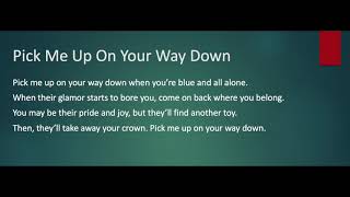 Keith Whitley - Pick Me Up On Your Way Down