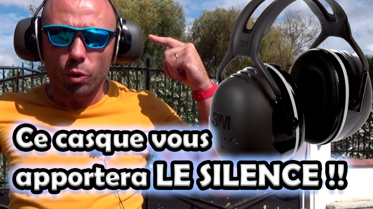 Un casque antibruit qui vous offrira le silence ! Gros réducteur de bruit. Supprimer les nuisances