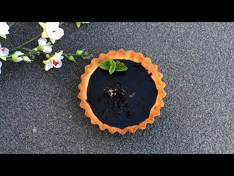 Salty caramel chocolate tart | eggless Tart recipe | chocolate tart | tart recipe
