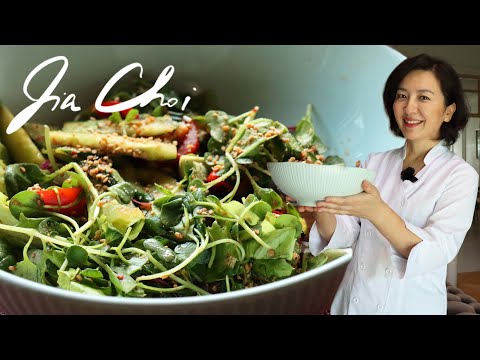 Korean-Style Green Leaves Salad by Chef Jia Choi | Simple and Easy Recipe