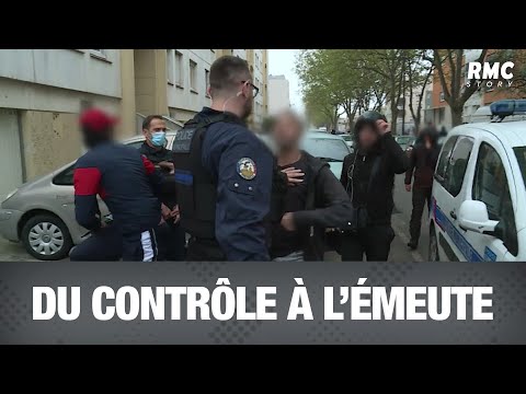 Un contrôle de police vire à l'émeute !