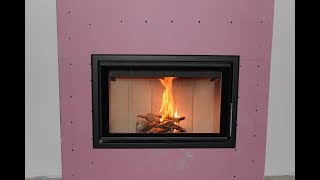 Камінна топка Romotop HEAT 4g 70.44.14 – вузька конвекційна модель зі світлою камерою згоряння
