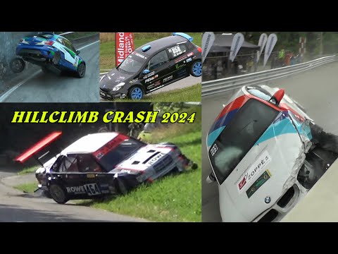 Best of Hillclimb Crash 2024 | Crash & Fail Compilation | Bergrennen - Course de Côte - Cronoscalate