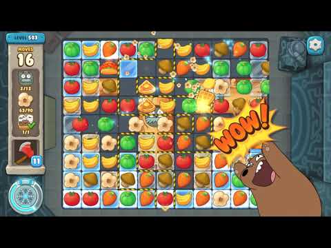 We Bare Bears match3 repairs level 503