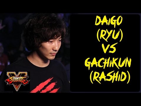 Street Fighter V DAIGO UMEHARA (RYU) VS gachikun (RASHID) RANKED MATCH - VER 1.01 HD