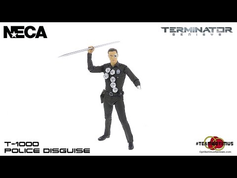 NECA Terminator Genisys Police Disguise T-1000 Video Review