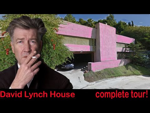 David Lynch House & Studio. By F.L Wright's son Lloyd Wright partly designed. Complete walkthrough