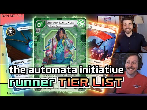The Definitive The Automata Initiative Runner Tier List - with YsengrinSC - Android: Netrunner