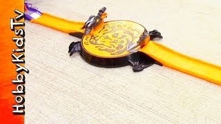 Transformers Optimus Prime Dragon Track Race and MegaTron by HobbyKidsTV