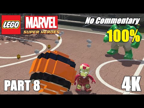 LEGO Marvel Super Heroes (PC) – Part 8 | 100% Full Playthrough [4K No Commentary]
