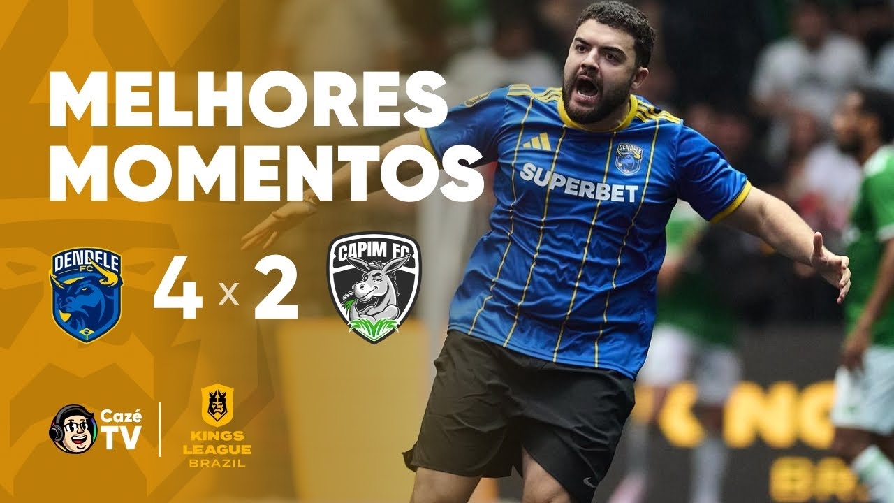 MELHORES MOMENTOS: DENDELE 4 X 2 CAPIM | KINGS LEAGUE BRASIL | 5ª RODADA DA KINGS CUP