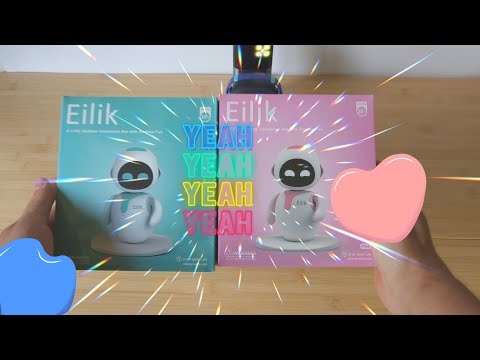 Unboxing  EnergizeLab Eilik Cutest Bots - Blue and Pink Together
