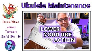 Ukulele Action Adjustment - How To Lower The Action On A Uke