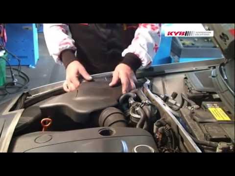 Замена передних амортизаторов KYB на Audi A4 8D Замена передних амортизаторов KYB на Audi A4 8D