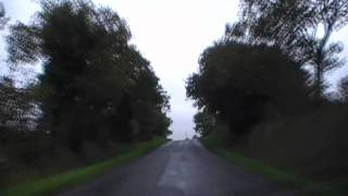preview picture of video 'Driving Along The D31 Between La Croix-Tasset & Kergrist-Moelou, France 27th October 2010'