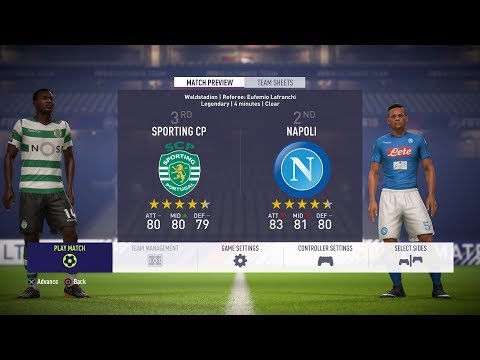 FIFA 18 Online Season 6 Division 4 Matchday 2 Sporting CP vs. SSC Napoli