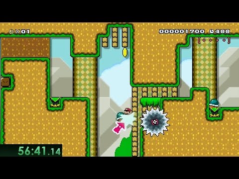 Super Mario Maker - Euro Blind Race #15: Blind Red-Coin Rush (Race)