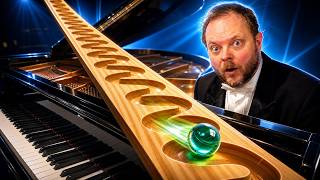 I Built a Marble Run INSIDE a Grand Piano!
