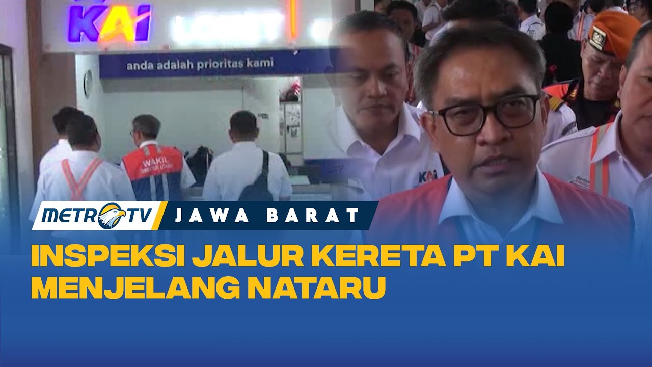 PT KAI Inspeksi Jalur Lintas Kereta Menjelang Nataru 2025
