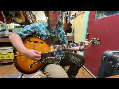 1994 Epiphone Emperor Jumbo Hollowbody Electric Jazzbox Guitar (VIDEO! Fresh Work, Ready) image 23