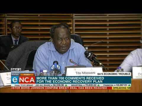 Mboweni Over 700 comments received for Economic recovery plan