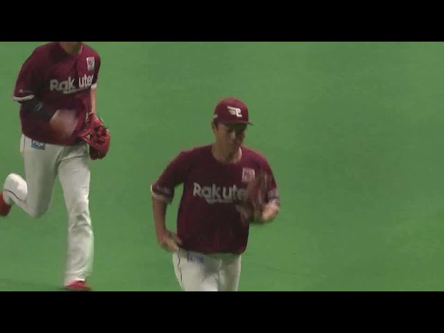 【6回裏】ファインプレー!! イーグルス・田中和基 ライト前に落ちそうな打球を流石の守備範囲でアウトに!!  2023年3月5日 北海道日本ハムファイターズ 対 東北楽天ゴールデンイーグルス