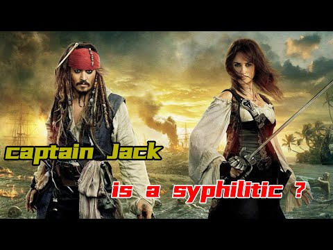 Pirates of the Caribbean Behind the Scenes! Captain Jack is actually a syphilitic patient