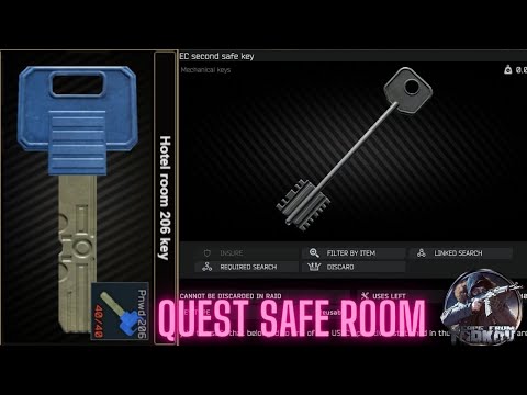 🗝️ Escape from Tarkov: Hotel Room 206 & USEC 2 Key Guide | Unlock the Debtor Quest Room! 🔍🏨