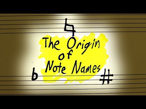 Why Do Notes Have Names?