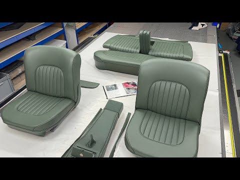 Jaguar MK2 Seats & Console | Full Connolly Vaumol Leather Restoration | Talkin' Trim w/ J-Skin