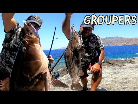 GET THAT GROUPER! Probably the best hardlure for groupers? Gravity Runner / SGS2 Shore Jigging 100MH