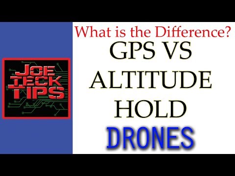 GPS vs Altitude hold drones | JoeteckTips