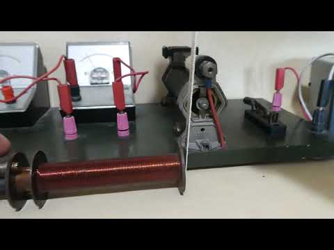Lenz's Law coil magnetic field with an iron core 3 of 5