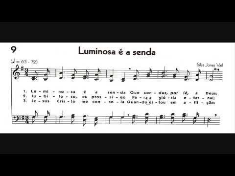 Hinário 5 CCB - Hino 009 - Luminosa é a senda - Strings - Teclado Yamaha PSR S670