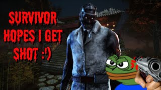 Survivor WANTS someone to SHOOT ME! | DBD Gameplay | Sponsel's Salt Mine Ep. 3